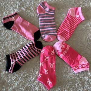 Pretty In Pink Breast Cancer Awareness Sock Bundle